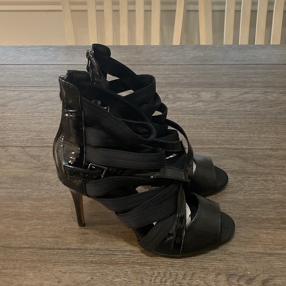 NWT BURJU Stay Strapped Open To Strappy Heeled Sandals | Size 11 - Picture 8 of 11